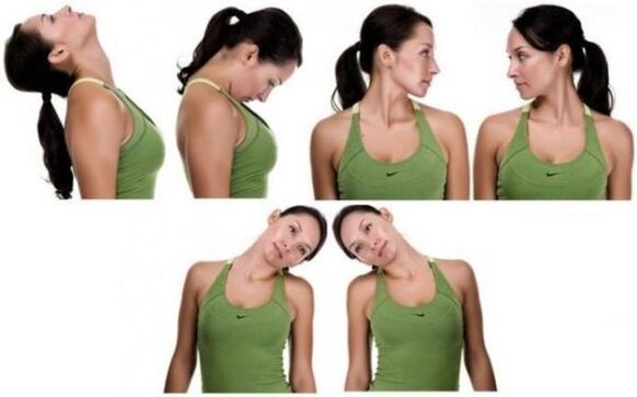 Exercicio para o pescozo no tratamento da osteocondrose cervical